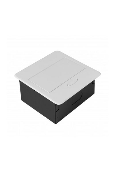 GTV Retractable Built-in Socket, GTV, 1 Schuko, 1 USB A, 1 USB Type-C, Power Cable 1.5m, White