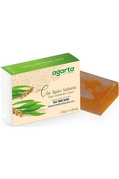 Agarta Handmade Natural Soap 150Gr Tea Tree (Set of 9)