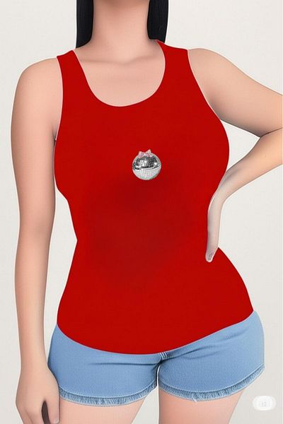 NO 601 Women's Sleeveless Printed Tank Top