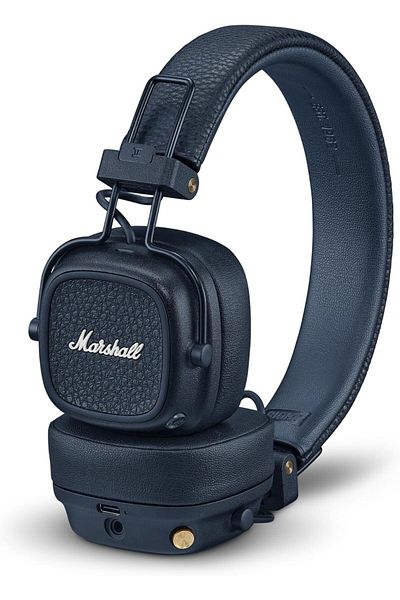 Marshall Major V On-Ear Bluetooth Headphones - Midnight Blue