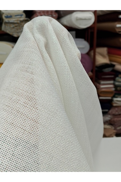 ünsal tekstil Simli Etamin Kumaş