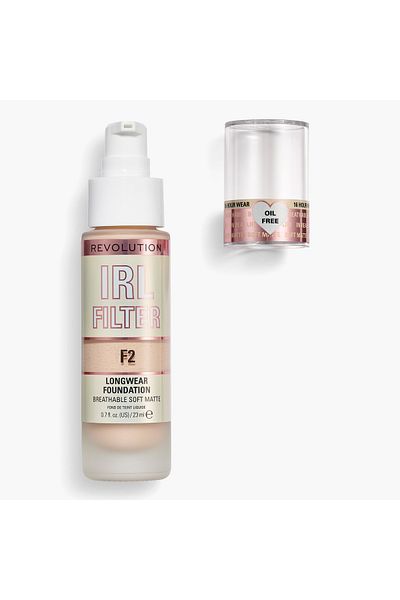 MAKEUP REVOLUTION كريم أساس ميك أب ريفولوشن IRL Filter Longwear