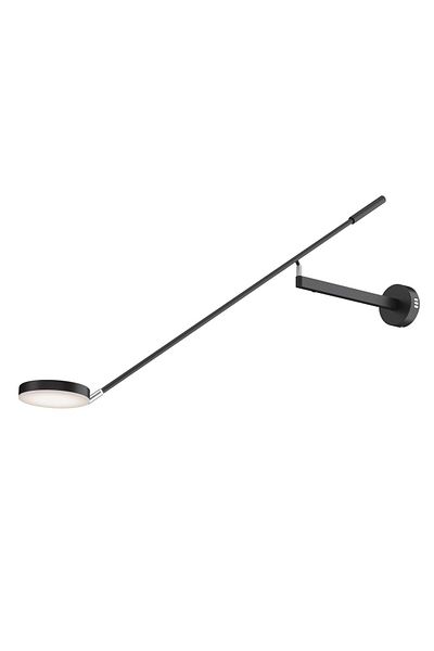 MAYTONI Fad Sconce MOD070WL-L6B3K, dimmable, adjustable, 6W, 380lm, warm light, IP20, black,