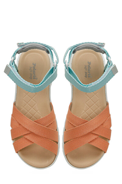 Polaris 323603.Z 4FX Nar Çiçeği Kadın Kalın Taban Sandalet