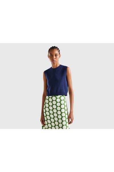 United Colors of Benetton Short Cashmere Blend Jacket