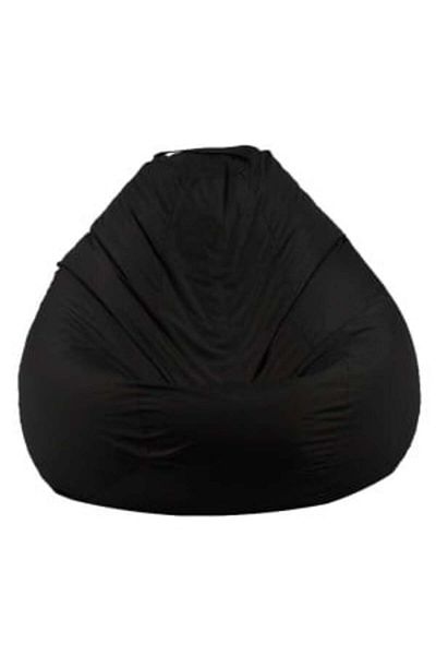 Pufrelax Fotoliu puf Nirvana Gigant, material impermeabil - negru