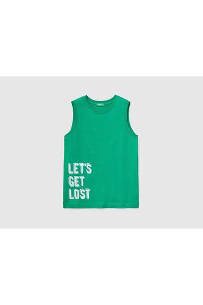 United Colors of Benetton Text-Print T-Shirt