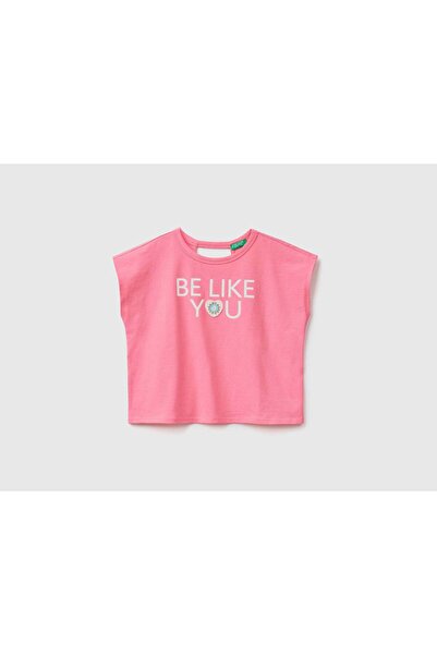 United Colors of Benetton Printed Short-Sleeve Top