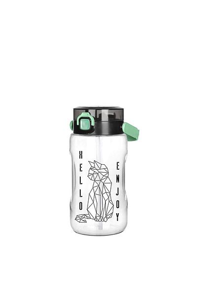 Cosiness Hello Enjoy Patterned 1500 Ml. Water Bottle - Water Bottle
