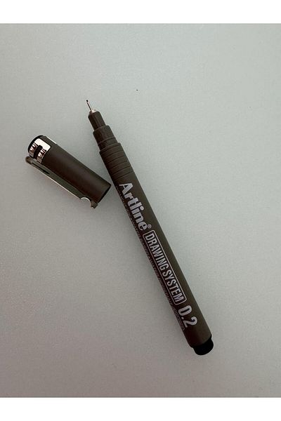 artline Drawing Pen 0,2 mm Black (3 Pcs)