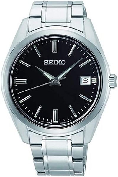 Seiko Sur311P 40 mm Gray Sapphire Glass Men's Wrist Watch