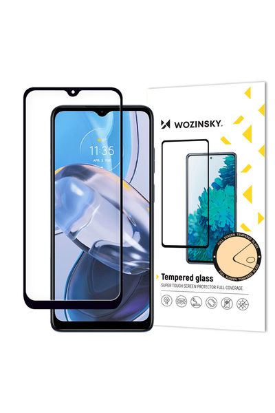 WOZINSKY Sticlă securizată 9H pentru ecran complet Motorola Moto E22i / E22 c...