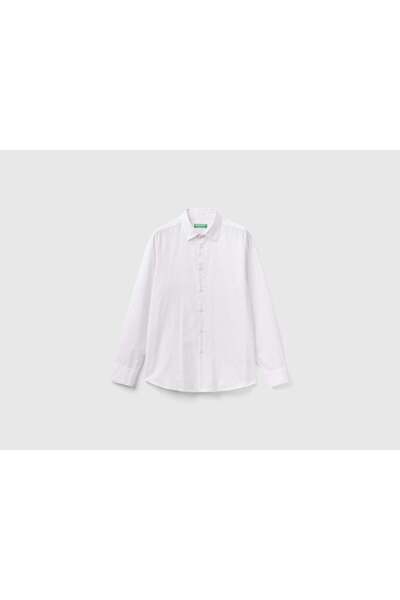 United Colors of Benetton قميص نسائي واسع بقصة واسعة