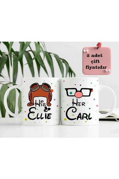 RHG Art 2-Piece Couple Lover Mug Cup Coffee Tea Cup 2 Pcs