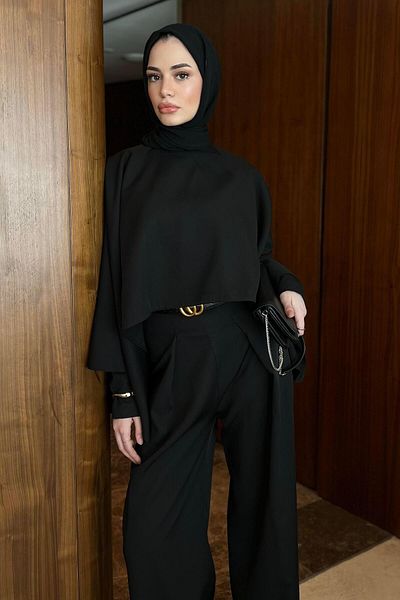 Pasaklıkontes بذلة رائعة باللون الأسود