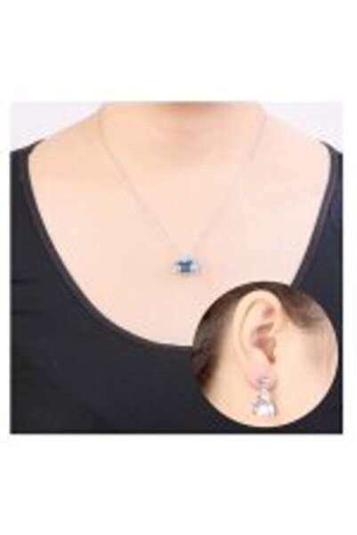 Kelan Set bijuterii Passion Lady Mov – cristale mov misterios, placat cu argint S925