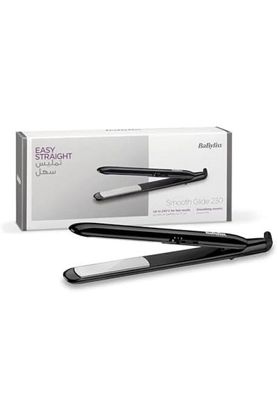 BABYLİSS Smooth Glide 230 Hair Straightener | Fast Heat Up Ceramic Coated Plates For Rapid Results |