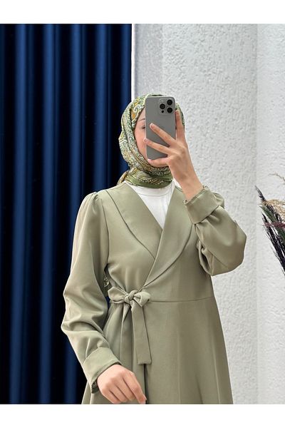MİHRA STORE Bellinzona Belt Detailed Jacket Suit-As00466 Mint