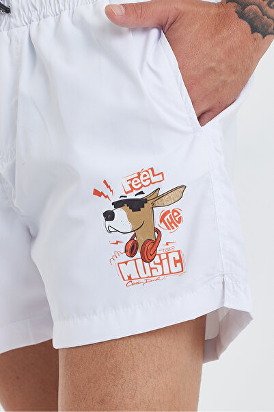 Weyeze Feel Music εμπριμέ σορτς μπάνιου AF-Y95843LNS