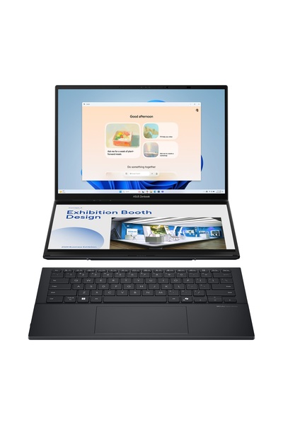 ASUS Zenbook Duo UX8406CA-PZ068X | Basalt Gray | 14 " | OLED | Touchscreen | 3K | 2880 x 1800 pixels