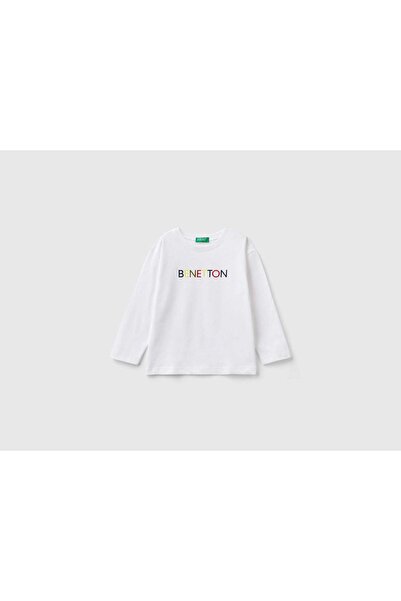 United Colors of Benetton تي شيرت للأطفال مصنوع من القطن العضوي بنسبة 100%