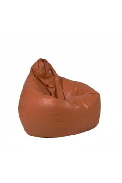 Pufrelax Fotoliu Nirvana Hobbit, Material Piele Ecologica - Brown