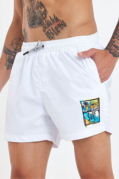 Weyeze Σορτς μπάνιου με στάμπα Surf AF-Y95847LNS