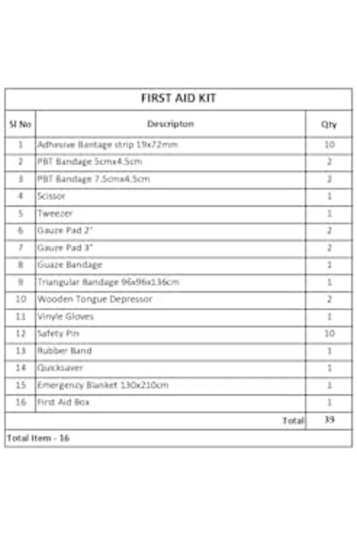 Yuwell YU WELL First Aid Kit for Home Car Office Camping Travel Emergency First Aid Kit for 15 People