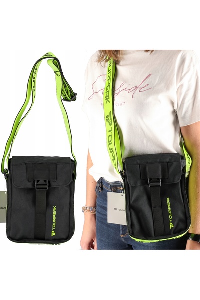 jumi Geantă de umăr solidă pentru bărbați și femei, spațioasă, cu curea