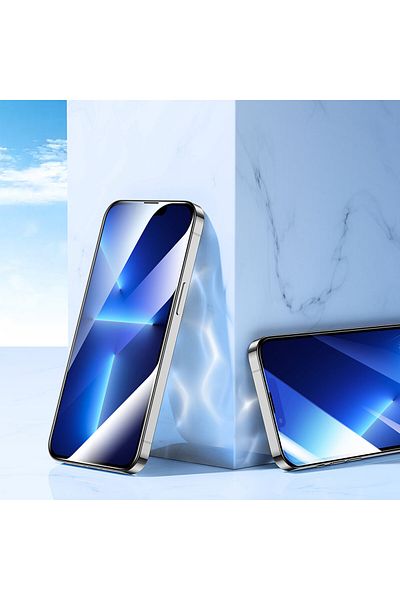 Joyroom Szkło hartowane do iPhone 14 Plus na cały ekran z ramką przezroczysty Knight 2.5D TG