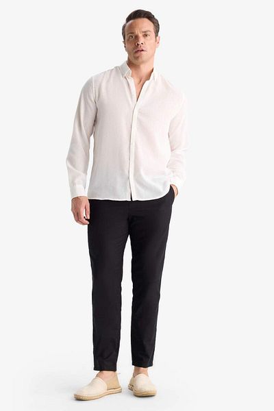 DeFacto Slim Fit Slim Fit Skinny Leg Trousers B2089Ax25Au