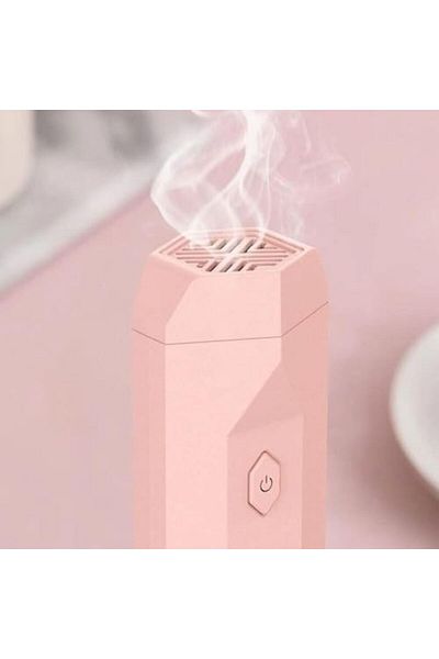 Yuwell YU WELL Upgraded 2 in 1 Electric Comb Bakhoor Incense Burner Hair Comb (PINK)