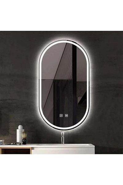 K Korman LED Touch Bathroom Mirror with Defog Function 60x80 cm