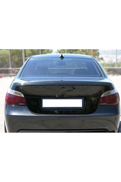 DELUXETUNING Trunk spoiler compatible with BMW E60 5 series 03-10 M-Technical, glossy black