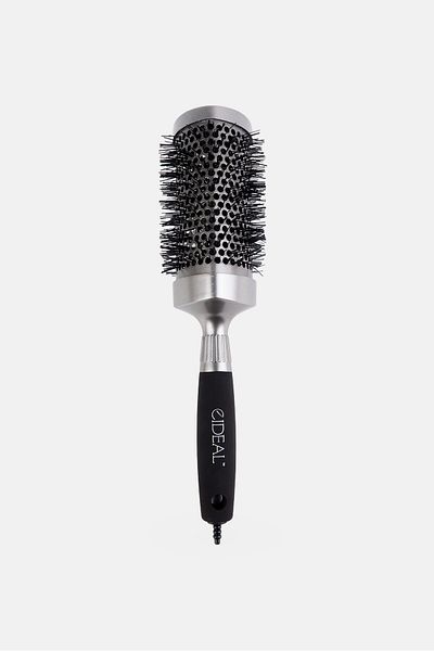 Eideal Triangular Hot Curling Crush Brush, Black