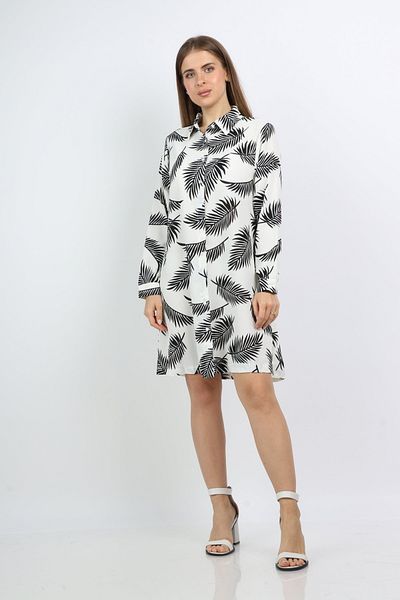 Nichii Floral Long Sleeve Short Dress