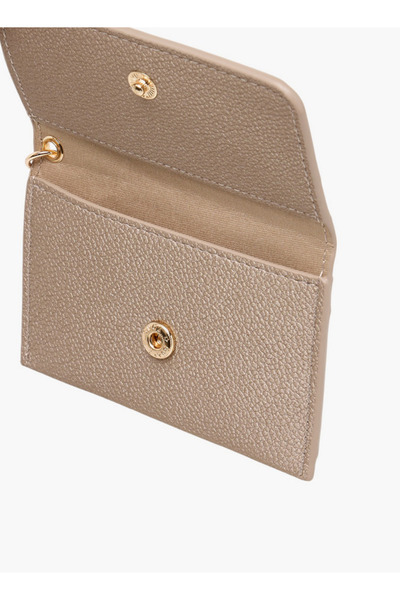 Flora Bella by Shoexpress Flora Bella Solid Card Holder with Button Closure - W 10.6 x H 7.7 x D 0.3 cm