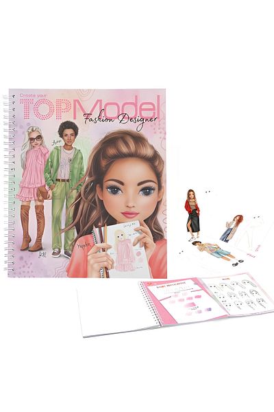 Top Model by Depesche Creative Coloring Book, Top Model, Fashion Designer