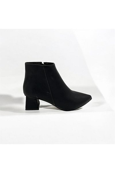 Rexba Women's Daily Pointed Toe Half Stylish Comfortable Boots
