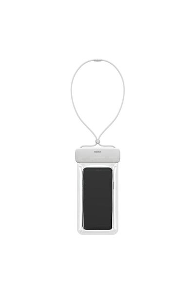 Baseus Uniwersalny wodoodporny pokrowiec etui na telefon max 7.2'' na basen nad wodę biały