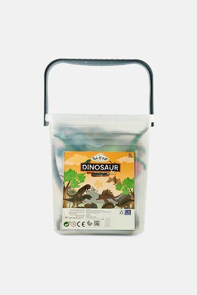Ton O' Fun 60 Pieces Dinosaur Adventure Mini Figure