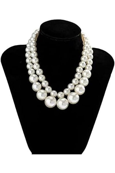 OEM Set de 2 coliere retro cu perle mari