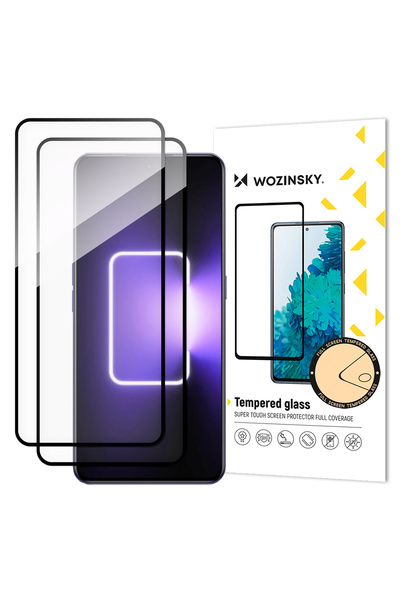 WOZINSKY SET 2x Sticlă securizată 9H cu acoperire completă pentru Realme GT N...