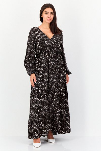 Lapis & Lillies Women Floral Pattern Maxi Dress, Multicolor