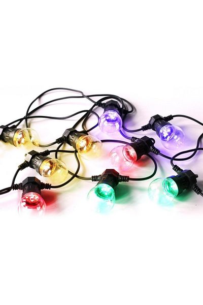 Rebel Șir luminos cu 10 becuri, 5 metri, 6W, multicolor,