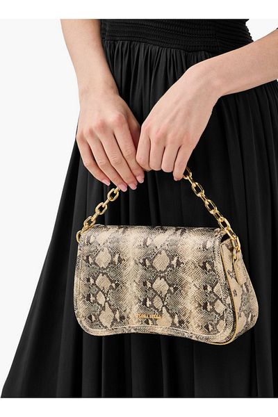 Flora Bella by Shoexpress حقيبة كروس بودي بطبعة حيوانية من فلورا بيلا مع حزام كتف قابل للفصل