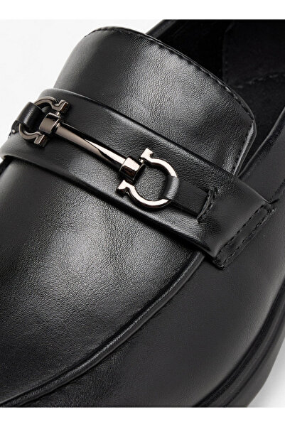 LBL by Shoexpress Metal Accent Slip-On Loafers