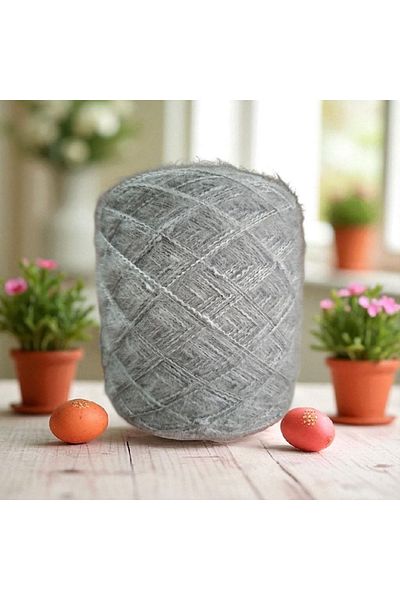 Kırlangıç Kid Moher & Pompom Mix Design Hand Knitting Yarn 240 Gr