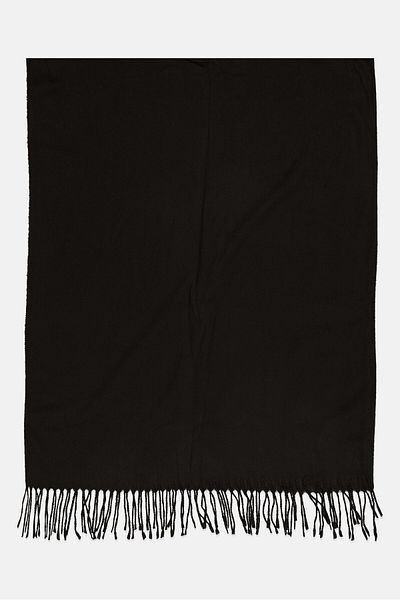Casa Caracol Women Textured Scarf 190 L x 80 W cm, Black