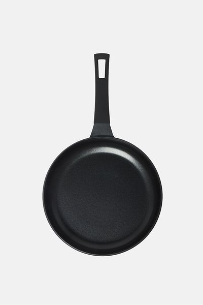BEBEHOME Cast Aluminum Frying Pan 28 cm, Black